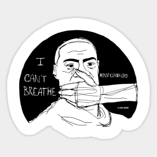 I Can't Breathe T-Shirt- Inspired by I Can't Breathe, Black Lives Matter, Stop Killing Us, Justice For Black People. Sticker